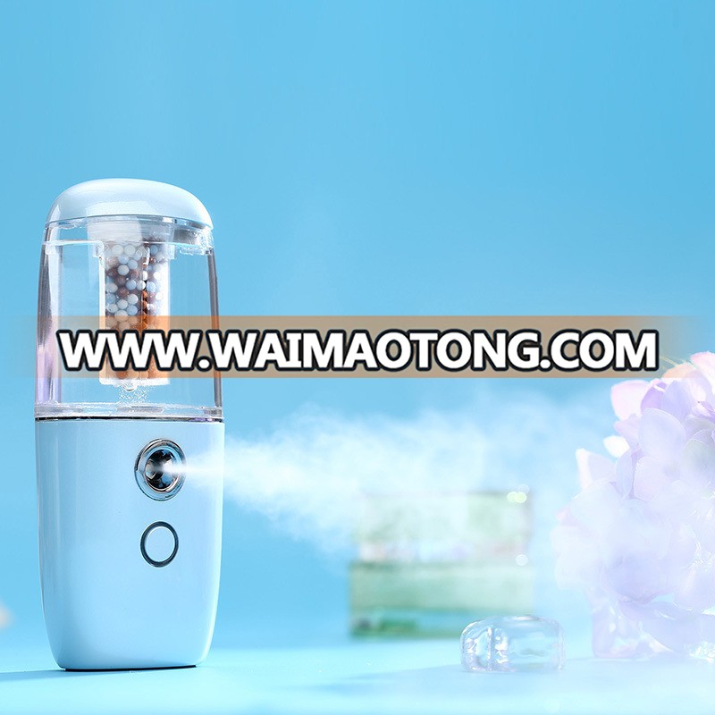 40ml Portable Mini Anion Moisturizing Spray USB Vehicle Mounted Facial Body Mist Sprayer Nebulizer Steamer Humidifier Face Skin Care