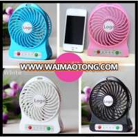 Unique new design portable usb fan rechargeable mini usb fan led light usb mini fan with power bank Powerful wind