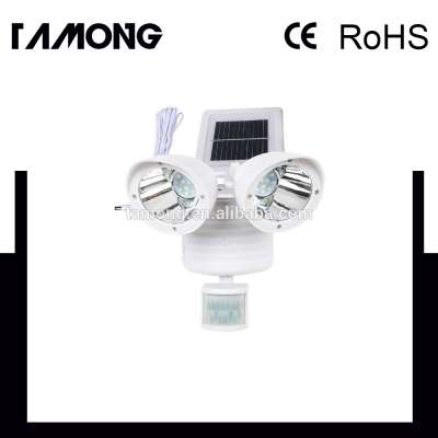 22 LED Outdoor Security Floodlight with Lights Sensor and Solar Charger, Motion Activated