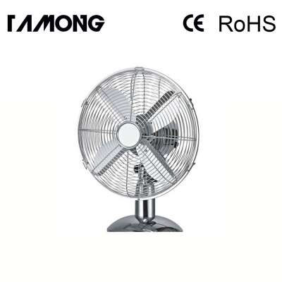 Retro Style Summer Air Cooling 10 inch Metal Table Fan